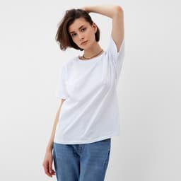 Футболка женская MINAKU Abstraction, белая, размер 54