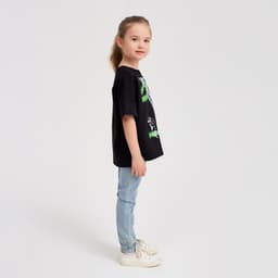 Футболка детская MINAKU: Bright, чёрная, рост 110 см