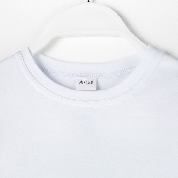 Футболка детская MINAKU: Future, белая, рост 104 см