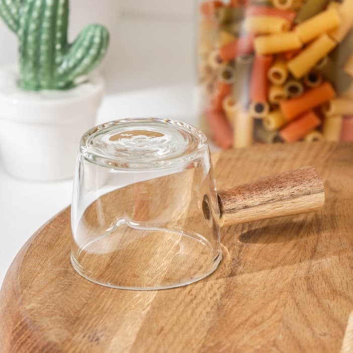 Соусник «Лофт», 90 мл, 6.5×10.5×5 см, стекло, прозрачный