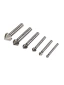 Набор зенкеров ТУНДРА, 90°, HSS, 6.3 - 8.3 - 10.4 - 12.4 - 16.5 - 20.5 мм, 6 шт.