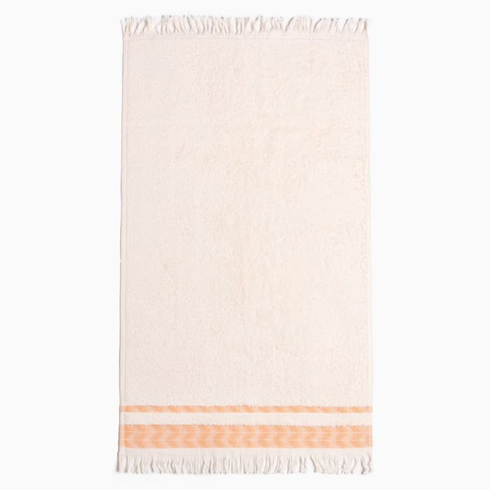 Полотенце махровое LoveLife «Муссон» 70×120 см, 100% хлопок, 500 г/м², оранжевое