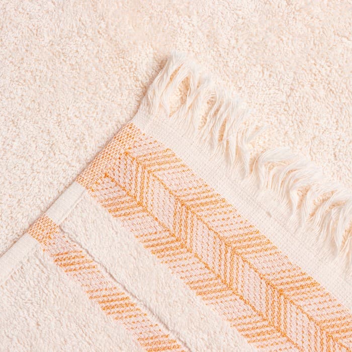 Полотенце махровое LoveLife «Муссон» 70×120 см, 100% хлопок, 500 г/м², оранжевое