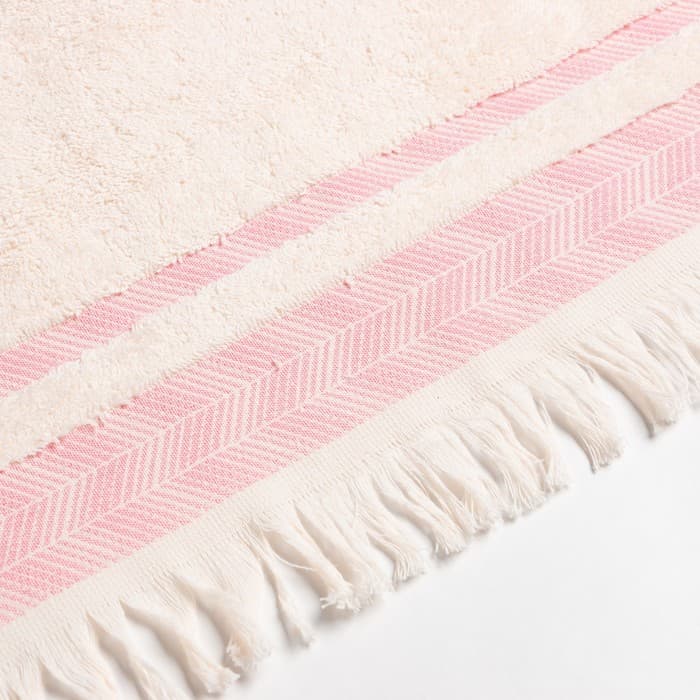 Полотенце махровое LoveLife «Муссон» 70×120 см, 100% хлопок, 500 г/м², розовое