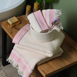 Полотенце махровое LoveLife «Муссон» 70×120 см, 100% хлопок, 500 г/м², розовое