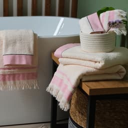 Полотенце махровое LoveLife «Муссон» 70×120 см, 100% хлопок, 500 г/м², розовое