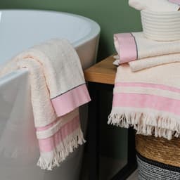 Полотенце махровое LoveLife «Муссон» 70×120 см, 100% хлопок, 500 г/м², розовое