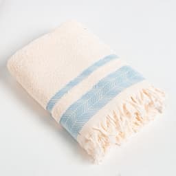 Полотенце махровое LoveLife «Муссон» 70×120 см, 100% хлопок, 500 г/м², голубое