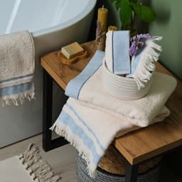 Полотенце махровое LoveLife «Муссон» 70×120 см, 100% хлопок, 500 г/м², голубое