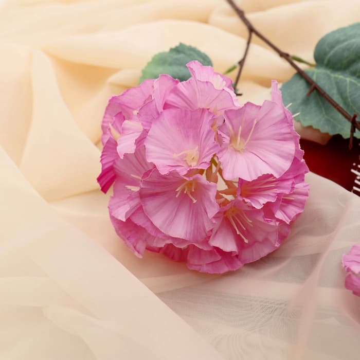 Цветы искусственные «Гортензия Розита», h=60 см, сиреневые