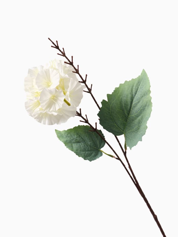 Цветы искусственные «Гортензия Розита», h=60 см, белые