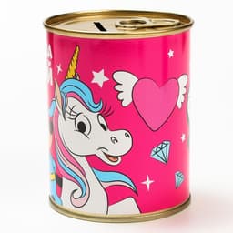 Копилка металлическая, 9.5 см × 7.5 см × 7.5 см, Минни Маус