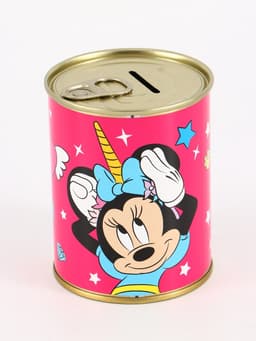Копилка металлическая, 9.5 см × 7.5 см × 7.5 см, Минни Маус