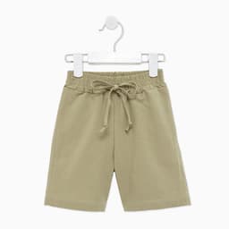 Шорты-бермуды детские MINAKU: Cotton collection, зелёные, рост 98 см