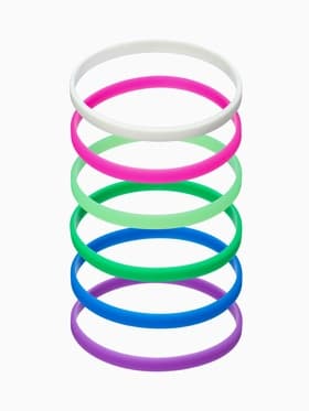 Силиконовый браслет «Классика», набор 10 шт. МИКС, 6.5 см