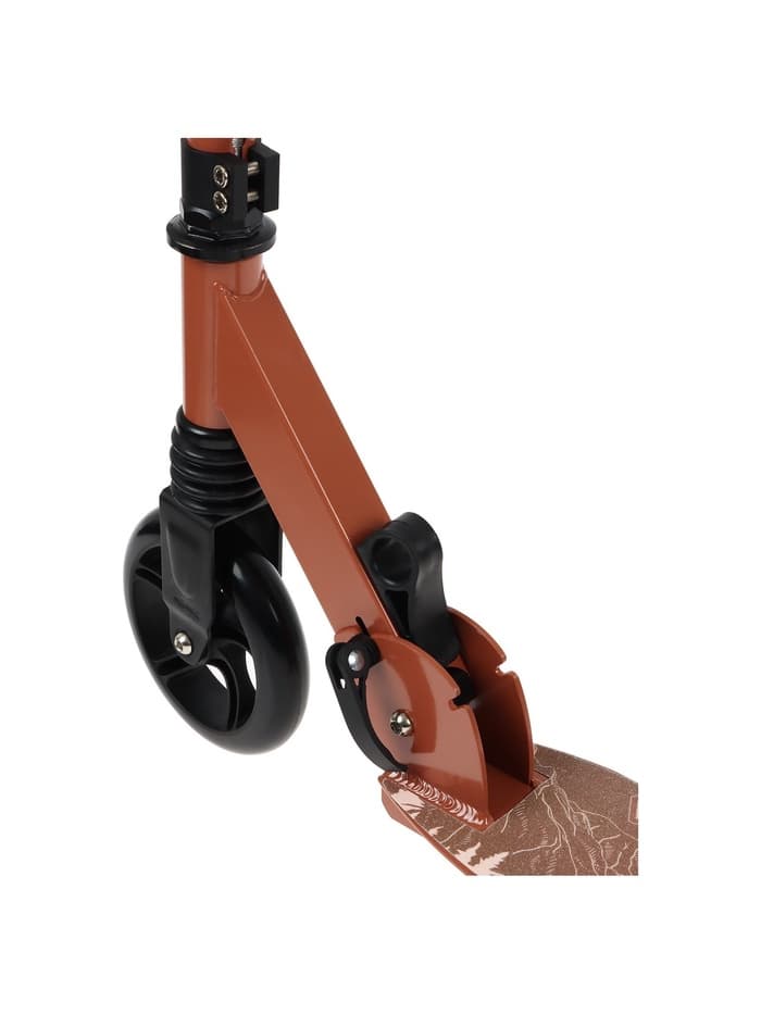 Самокат GRAFFITI, складной, колёса PU 145 мм, ABEC 7, амортизатор передний, алюминиевый