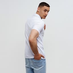 Футболка поло мужская MINAKU: Basic line, размер 42. белая