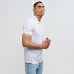 Футболка поло мужская MINAKU: Basic line, размер 44. белая