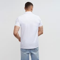 Футболка поло мужская MINAKU: Basic line, размер 44. белая