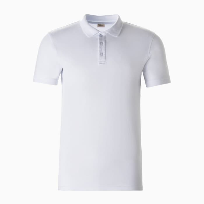 Футболка поло мужская MINAKU: Basic line, размер 44. белая