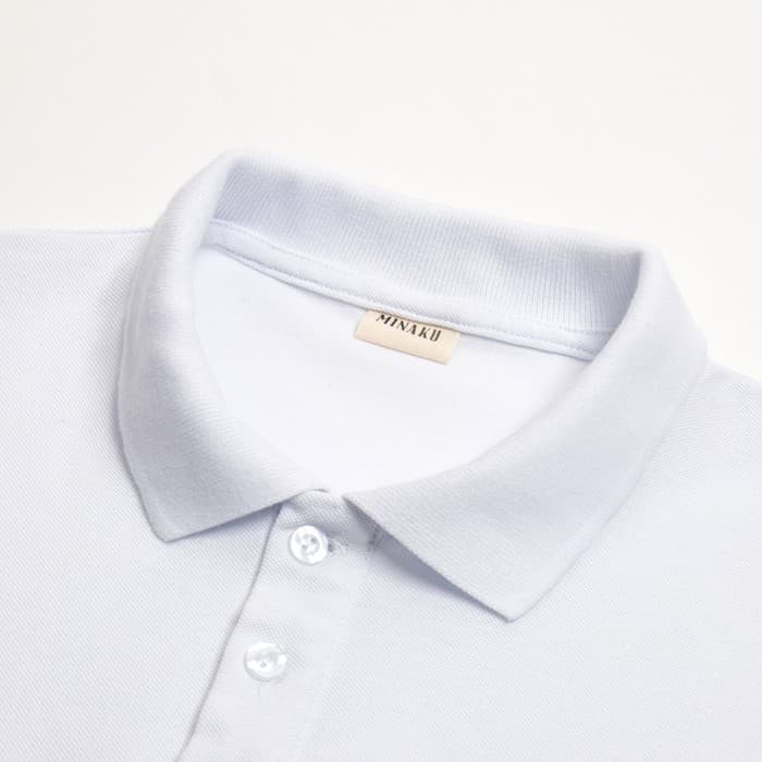 Футболка поло мужская MINAKU: Basic line, размер 52, белая