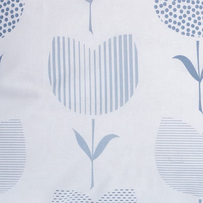 Постельное бельё евро «Этель. Тюльпаны (вид 1)», поплин