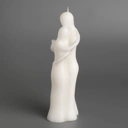 Свеча декоративная «Влюблённая пара», 15×5 см, белый