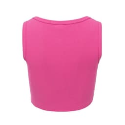 Топ женский в рубчик MINAKU: Basic line, ярко-розовый, размер 46