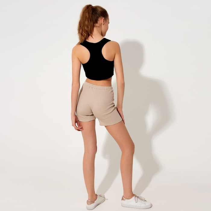 Топ женский MINAKU: Basic line, чёрный, размер 42