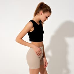 Топ женский MINAKU: Basic line, чёрный, размер 46