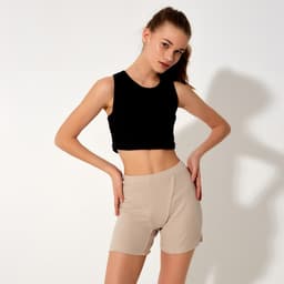 Топ женский MINAKU: Basic line, чёрный, размер 46