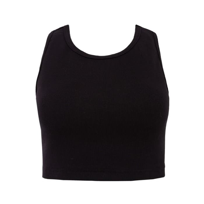 Топ женский MINAKU: Basic line, чёрный, размер 48