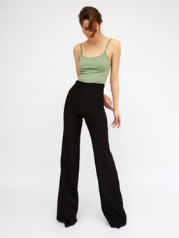 Боди женское MINAKU: Basic line цвет оливковый, размер 42