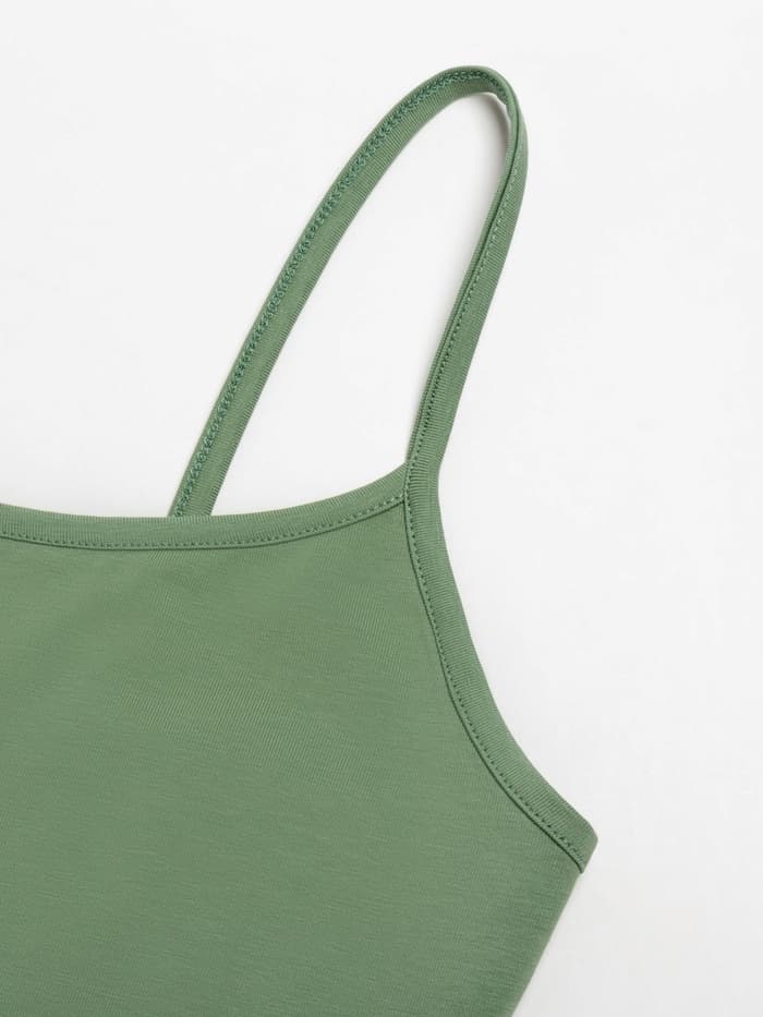 Боди женское MINAKU: Basic line цвет оливковый, размер 42