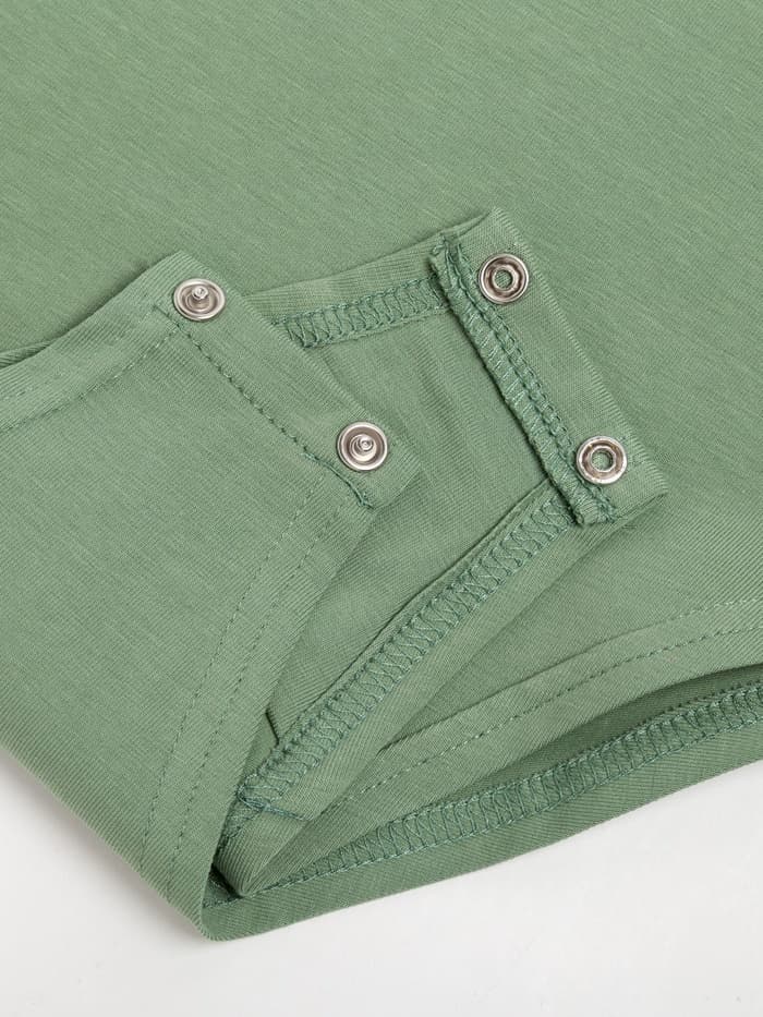 Боди женское MINAKU: Basic line цвет оливковый, размер 48