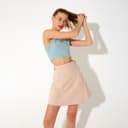 Юбка мини женская MINAKU: Casual Collection, бежевая, размер 42