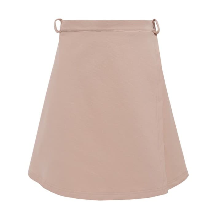 Юбка мини женская MINAKU: Casual Collection, бежевая, размер 44