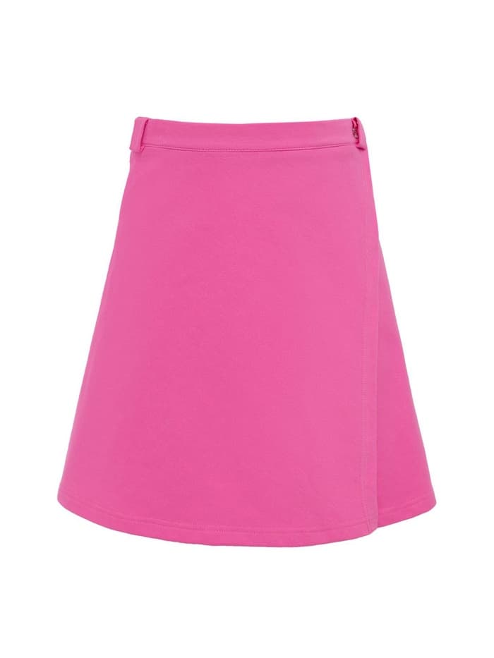 Юбка мини женская MINAKU: Casual Collection, ярко-розовая, размер 44
