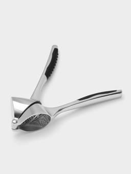 Пресс для чеснока Доляна Shapes, 17×4.7×3.2 см, рабочая часть 4×3 см, нержавеющая сталь, серебристый