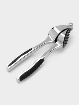 Пресс для чеснока Доляна Shapes, 17×4.7×3.2 см, рабочая часть 4×3 см, нержавеющая сталь, серебристый