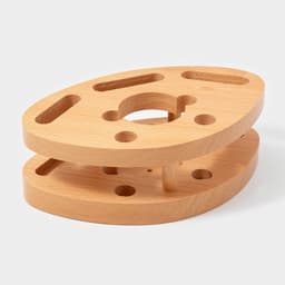 Набор кухонных инструментов Shapes, 6 предметов, на подставке, нержавеющая сталь, серебристый