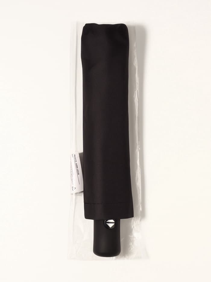 Зонт автоматический Black, 3 сложения, 8 спиц, R=48/55 см, d=96 см, чёрный