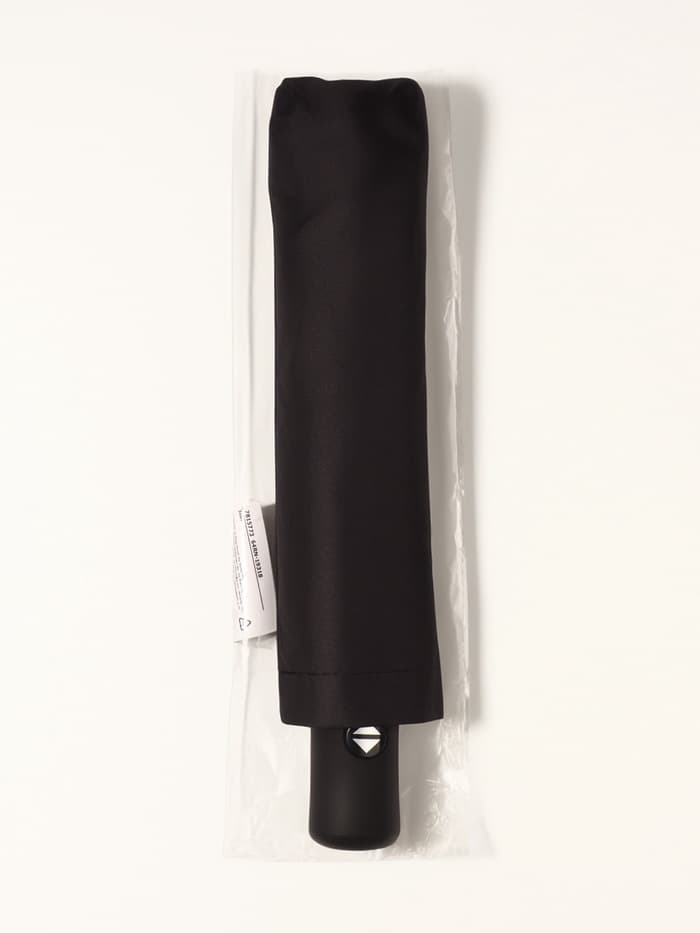 Зонт автоматический Black, 3 сложения, 8 спиц, R=48/55 см, d=96 см, чёрный