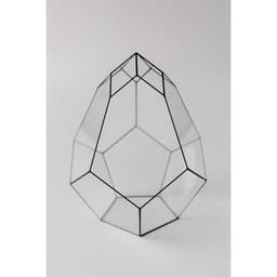 Флорариум «Бутон», стекло, швы чёрные