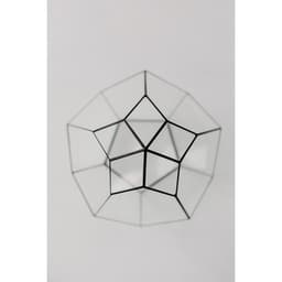 Флорариум «Бутон», стекло, швы чёрные