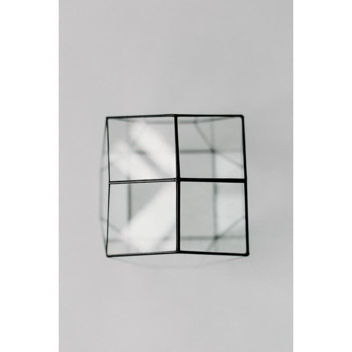 Флорариум «Маяк», стекло, швы чёрные