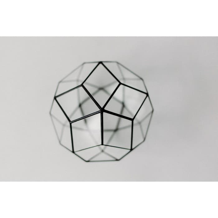 Флорариум «Смарт - 2», стекло, швы чёрные