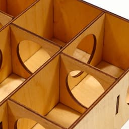 Лабиринт для грызунов, 20×16.7×6 см, дерево