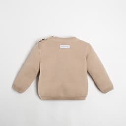 Джемпер вязаный «Крошка Я». Мишка» рост 98-104 см, бежевый