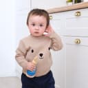 Джемпер вязаный «Крошка Я». Мишка» рост 98-104 см, бежевый